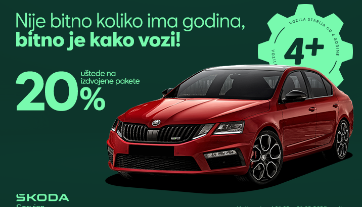 Škoda akcija 4+